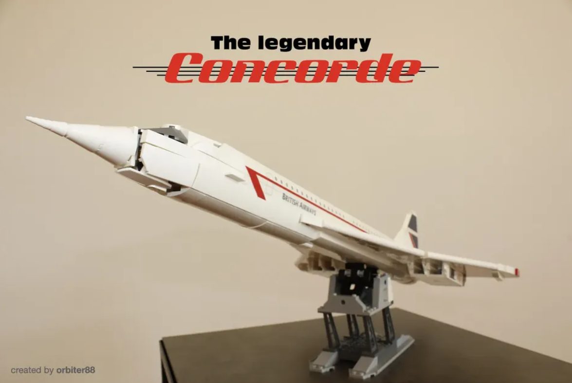 LEGO Ideas The Legendary Concorde Raggiunge 10.000 Sostenitori