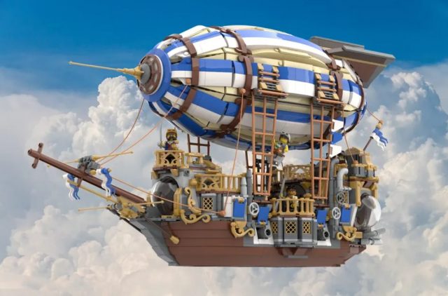 Steampunk airship