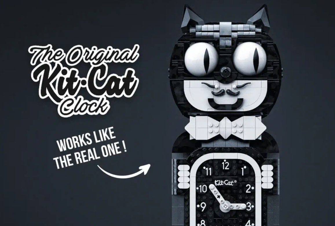 LEGO Ideas The Kit-Cat Clock Raggiunge 10.000 Sostenitori