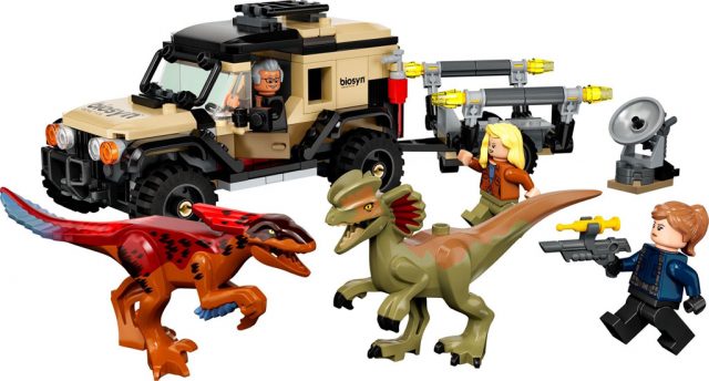 LEGO-Jurassic-World-Dominion-Pyroraptor-Dilophosaurus-Transport-76951