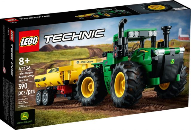 LEGO-Technic-John-Deere-9620R-4WD-Tractor-42136-Official