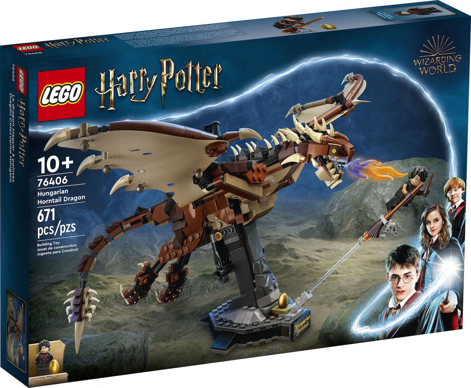 LEGO-Harry-Potter-Hungarian-Horntail-Dragon-76406