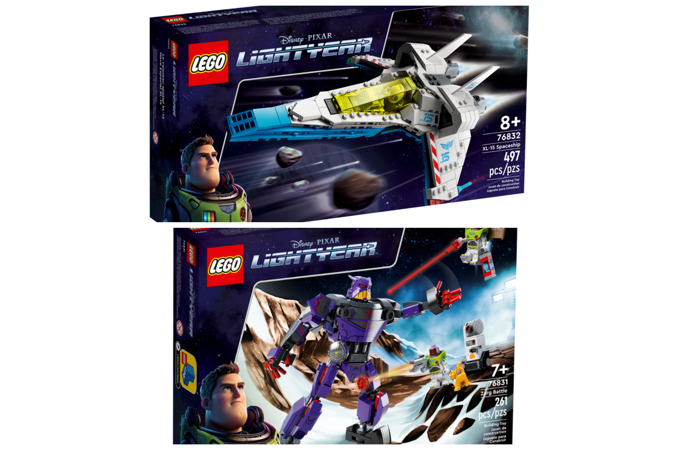 Recensione LEGO Disney Lightyear – Astronave XL-15 (76832) e Battaglia di Zurg (76831)