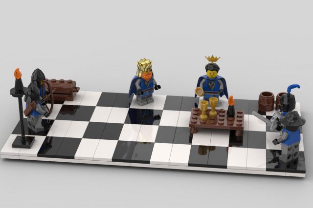 LEGO Ideas "CASTLE WALL & (HALF) CHESS BOARD"