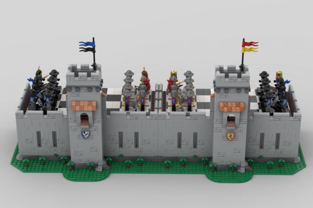 LEGO Ideas "CASTLE WALL & (HALF) CHESS BOARD"