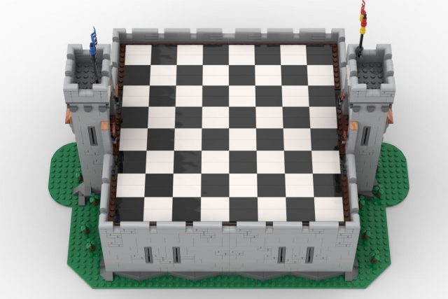 LEGO Ideas "CASTLE WALL & (HALF) CHESS BOARD"