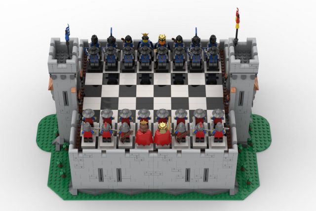 LEGO Ideas "CASTLE WALL & (HALF) CHESS BOARD"