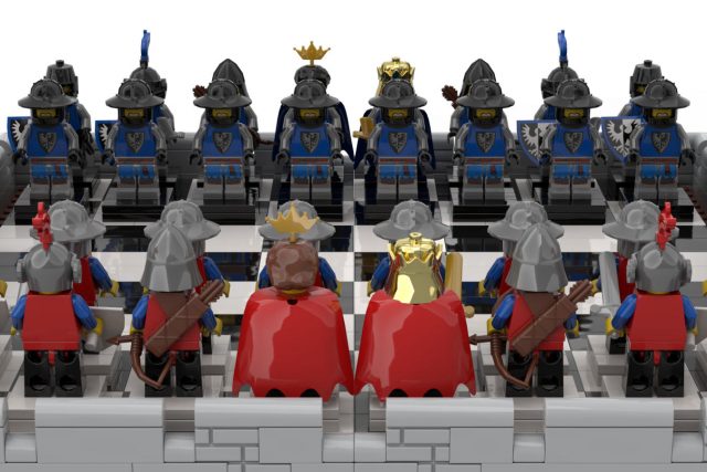 LEGO Ideas "CASTLE WALL & (HALF) CHESS BOARD"