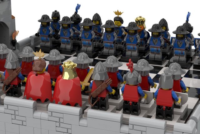 LEGO Ideas "CASTLE WALL & (HALF) CHESS BOARD"