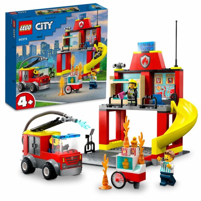 LEGO-City-Fire-Station-and-Fire-Truck-60375-1