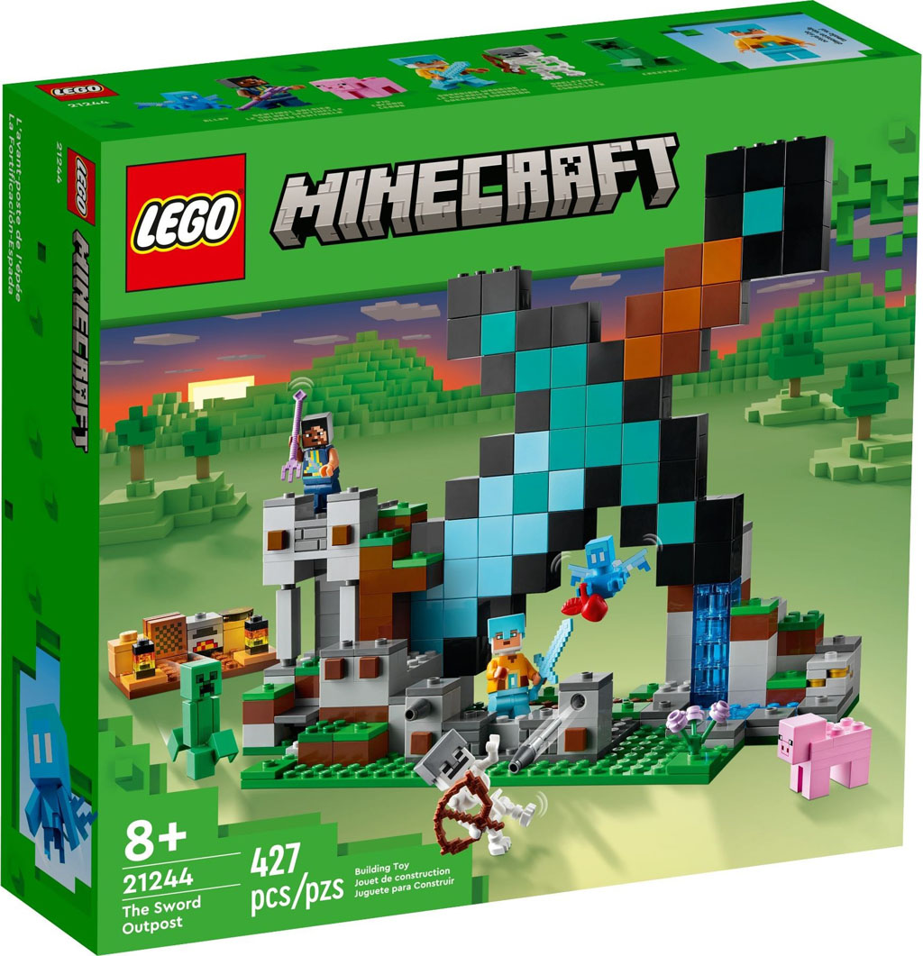 Rivelati i set LEGO Minecraft 2023