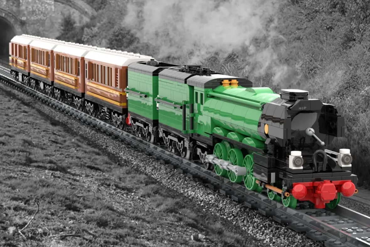 LEGO Ideas Flying Scotsman – LNER Class A3 4472 4-6-2 Pacific Steam Locomotive Raggiunge 10.000 Sostenitori