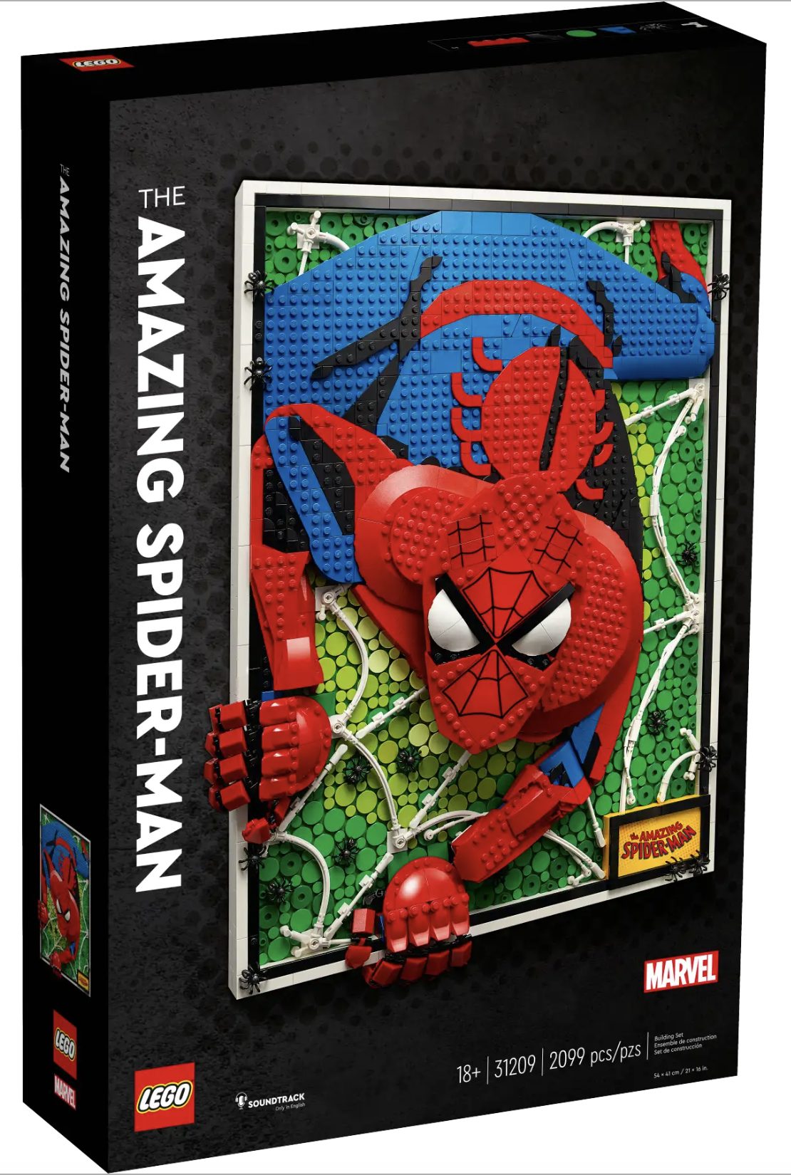 Recensione LEGO Art – The Amazing Spider-Man (31209)