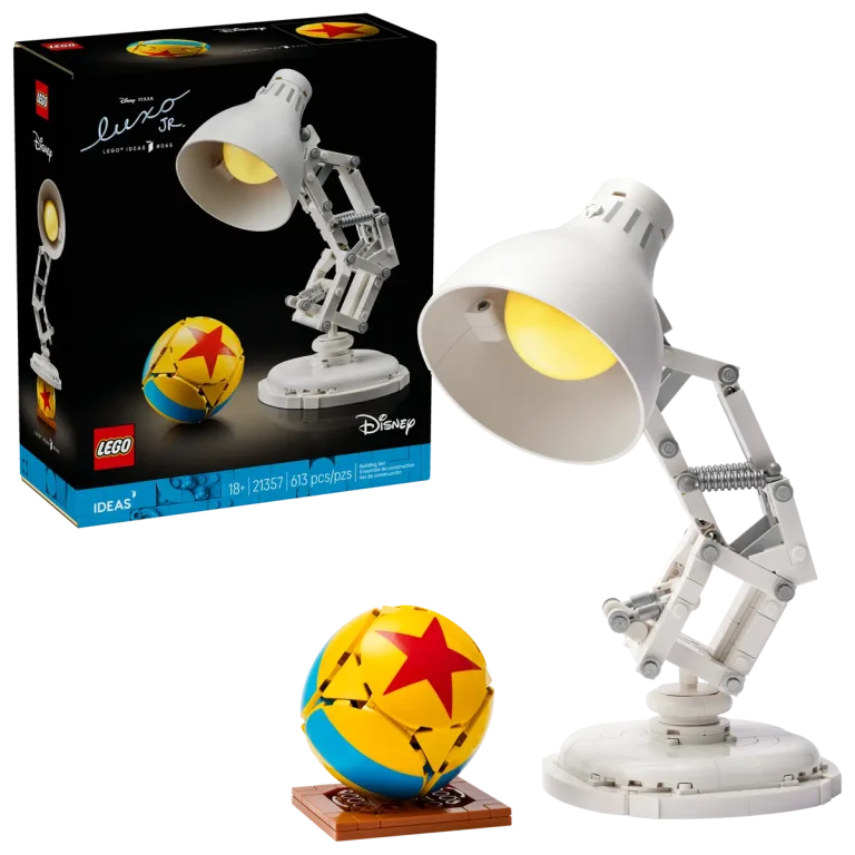 LEGO Ideas 21357 Disney Pixar Luxo Jr.: Svelata ufficialmente la lampada Pixar