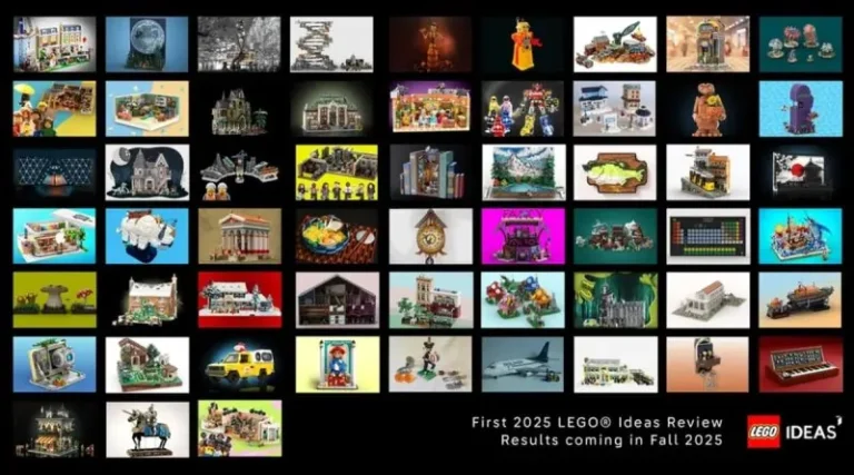 Chiusa la prima fase LEGO Ideas 2025: 57 progetti in lizza per diventare set ufficiali